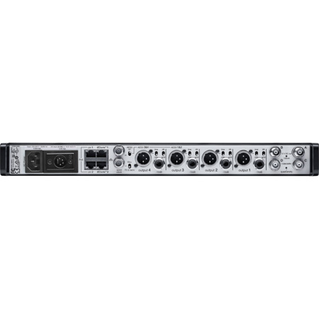 Shure AD4Q Quad-Channel Wireless Receiver with Redundant DC Power, A: 470-636MHz