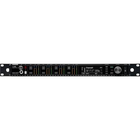 Shure AD4Q Axient Digital Quad-Channel Wireless Receiver with Redundant DC Power-Input, Frequency Range B: 606-810MHz