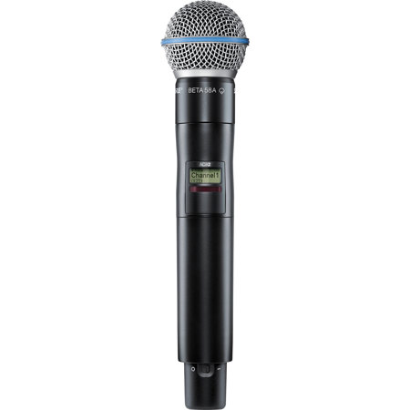 Shure ADX2 Single Frequency Handheld Transmitter with Beta 58A Mic Capsule