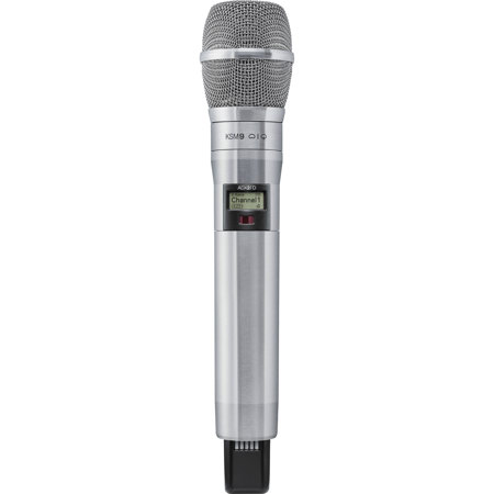 Shure ADX2 Frequency Diversity HH Transmitter, KSM9 Dual-Pattern Capsule, Nickel