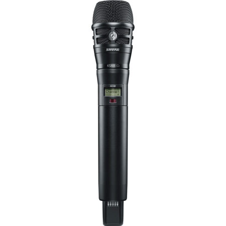 Shure ADX2/K8 Digital Handheld Wireless Tx w/KSM8 Capsule, K54: 606-663MHz,Black