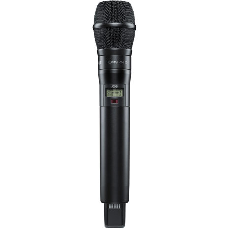 Shure ADX2/K9 Digital Handheld Wireless Tx w/KSM9 Capsule, K54: 606-663MHz,Black