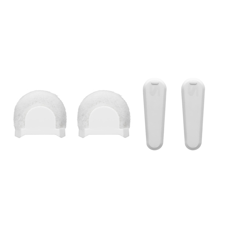 Shure Windscreen & Clip Cover for MoveMic Lavalier Microphone, White, 2-Pack