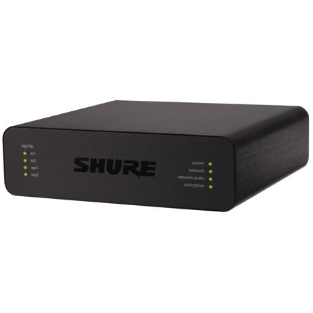 Shure ANI22-BLOCK Mic/Line to Dante Audio Network Interface with Block Connectors, 2 Input/2 Output