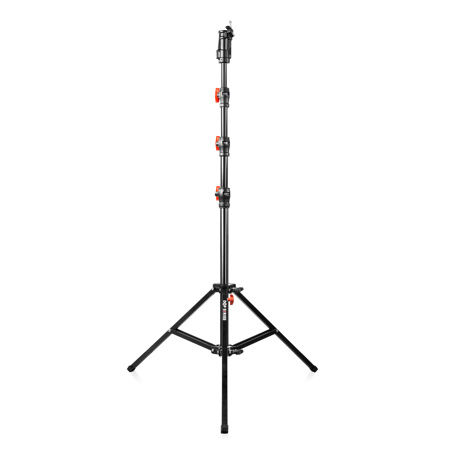 Shape 14'7" 4-Section Aluminum Triple Riser Combo Stand with Square Legs, Black