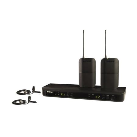Shure BLX188 Wireless 2-Channel Presenter System with CVL Lavalier Microphone H10: 542-571MHz