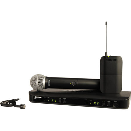 Shure BLX1288 Dual Wireless System, H8 518-542MHz Frequency Band
