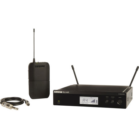Shure BLX14R Rackmount Wireless Guitar System with WA302 Instrument Cable