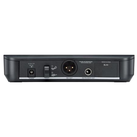 Shure BLX4 Single-Channel Wireless Receiver, H10: 542.125-571.800MHz