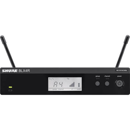 Shure BLX4R Single-Channel Wireless Rackmount Receiver H9: 512-542MHz