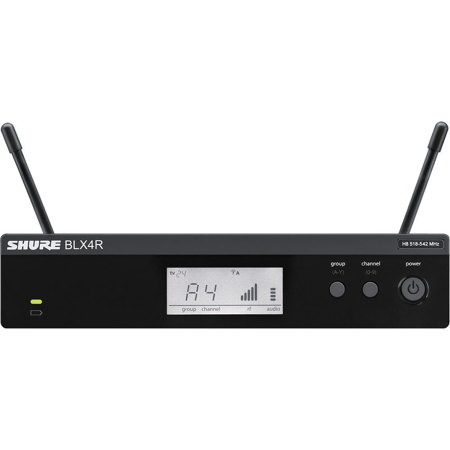 Shure BLX4R Wireless Rackmount Receiver, J10: 584 - 608 MHz