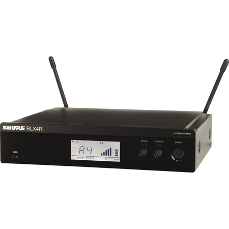 Shure BLX4R Single-Channel Wireless Rackmount Receiver J11: 596-616MHz