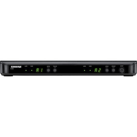 Shure BLX88 Dual-Channel Wireless Tabletop Receiver H11: 572-596MHz