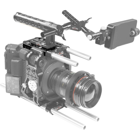 Shape Top Plate with 2x 15mm 4" Rod for Canon C500 Mark II Camera