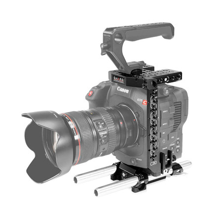 Shape Camera Cage with 15mm LWS Baseplate for Canon EOS C80