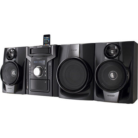 Sharp CD-DHS1050P 350W Mini Component System with iPod/iPhone Dock