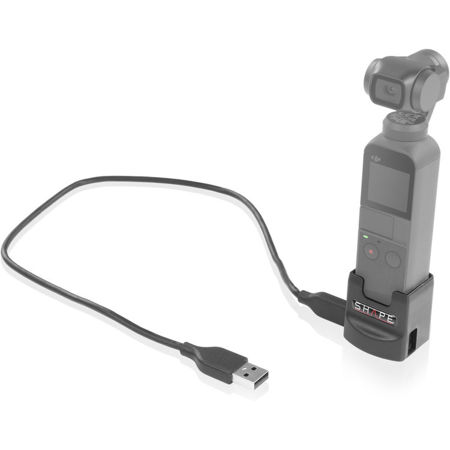 Shape Charging Port & 1/4"-20 Mount Adapter for Osmo Pocket