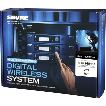 Shure GLXD14R/B98 Instrument Wireless System (Z2 Band: 2400 - 2483.5 MHz)