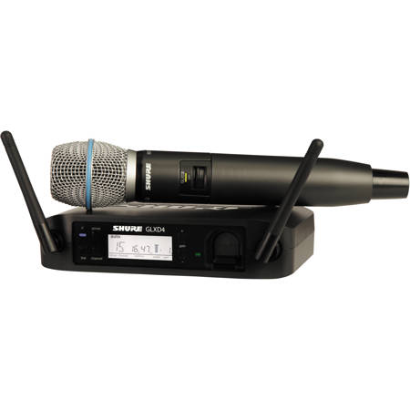 Shure GLXD4 Wireless Receiver System with GLXD2 Handheld Transmitter