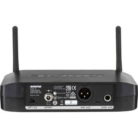 Shure GLXD4 Wireless Receiver System with GLXD2 Handheld