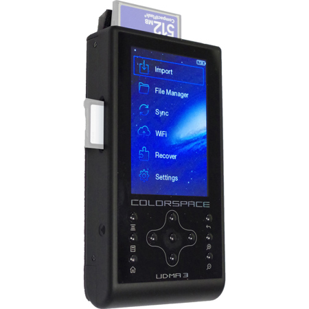 Sanho HyperDrive ColorSpace UDMA3 Wireless Storage Device, 500GB