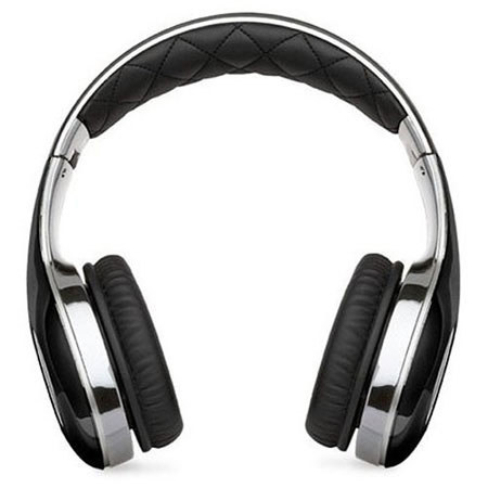 Soul by Ludacris Pro Hi-Definition On-Ear Headphones, Chrome & Black