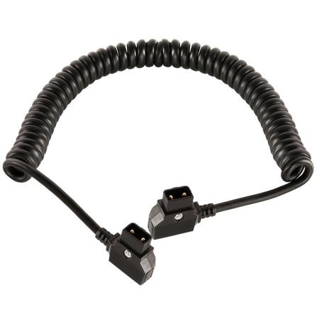 Shape 20" D-Tap Male to D-Tap Male 12 VDC Coiled Cable