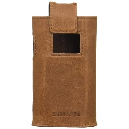Shure Leather Case for KSE1500 Earphone System & SHA900 Amplifier, Brown