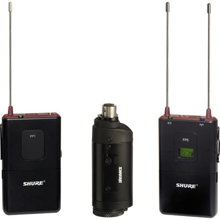Shure FP135-H5 FP Wireless Bodypack & Plug-On Combo System, H5 / 518 - 542MHz
