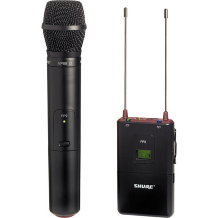 Shure FP25/VP68-G5 FP Wireless Handheld System with FP5 Receiver, VP68 Capsule,
