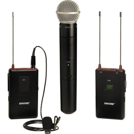 Shure FP125/83SM58-J3 Portable Bodypack/Handheld Wireless System