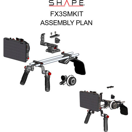 Shape Shoulder Mount Kit with Matte Box and Follow Focus for Sony FX3