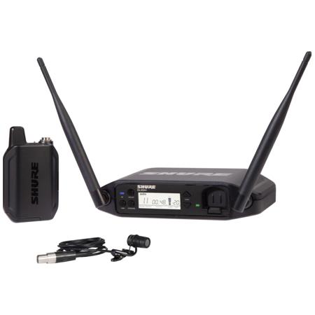 Shure GLXD14+ Dual Band Digital Wireless System w/WL185 Lav Mic, Z3: 2.4/5.8GHz