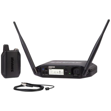 Shure GLXD14+ Dual Band Digital Wireless System with WL93 Lavalier Microphone, Z3: 2.4/5.8GHz