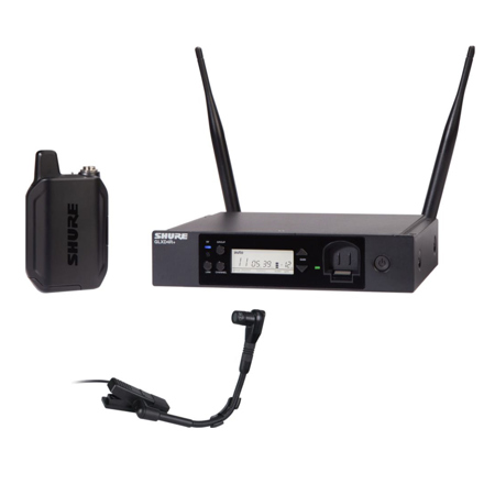 Shure GLXD14R+ Dual Band Digital Wireless Rack System, BETA98H/C, Z3: 2.4/5.8GHz