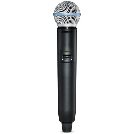Shure GLXD2+ Dual Band Wireless Handheld Tx w/BETA 58A Capsule, Z3