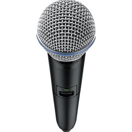 Shure GLXD2+ Dual Band Wireless Handheld Tx w/BETA 58A Capsule, Z3