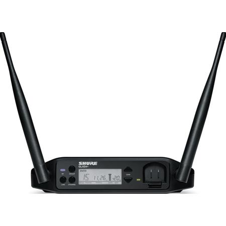 Shure GLXD4+ Dual Band Digital Wireless Tabletop Receiver, Z3: 2.4/5.8GHz