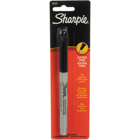 Sharpie Extra Fine Point Permanent Marker, Black