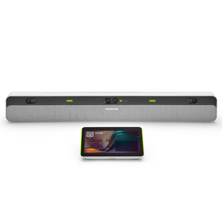 Shure IntelliMix Bar Pro 4K All-in-One Video Bar and 10" Touch Panel Kit for Medium/Large Rooms