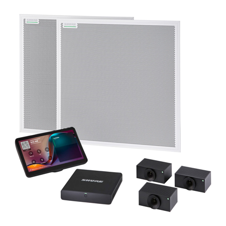 Shure IntelliMix Room Kit 80 Audio/Video Conferencing System for Large Reconfigurable Rooms