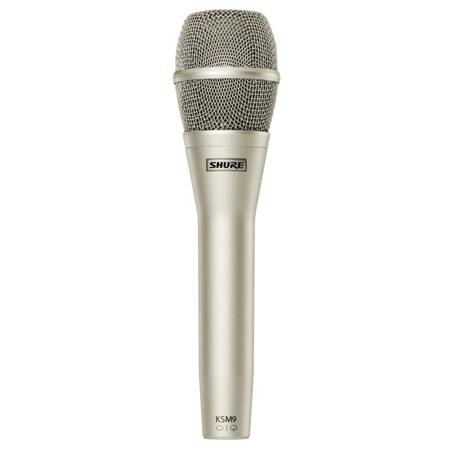 Shure KSM9 Handheld Dual-Diaphragm Vocal Microphone, Champagne