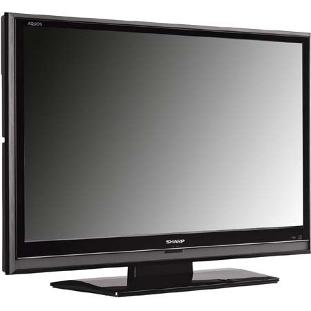 Sharp Aquos LC-52D65U 52" LCD HDTV with 16:9 Aspect Ratio, Seven 1080p Compatible Inputs, Built-in ATSC/QAM/NTSC Tuners, High Gloss Black
