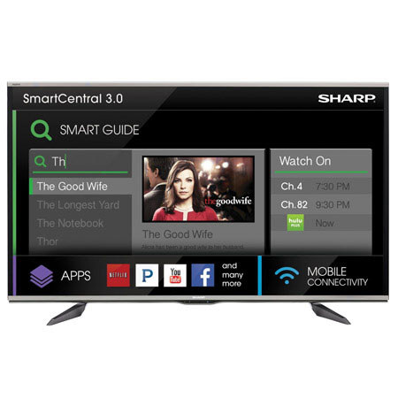 Sharp Aquos Q+ Series LC-70UQ17 70" Class 1080p Full HD Smart LED 3D TV