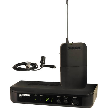 Shure BLX14/CVL Wireless Cardioid Lavalier Microphone System H11: 572-596MHz