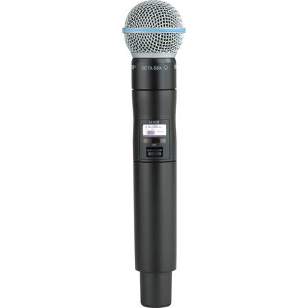 Shure ULXD2/B58-G50 Handheld Transmitter with Beta 58A Microphone (G50 Band / 470-534 MHz)