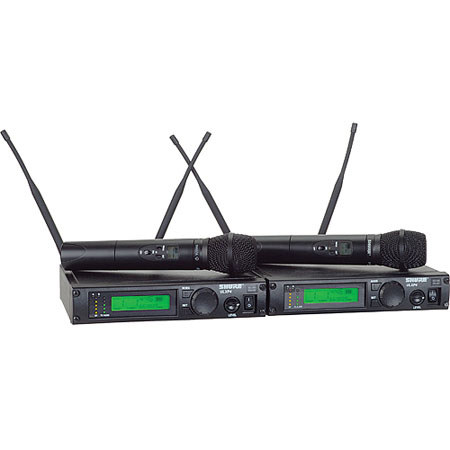 Shure ULXP24D/87-J1 Dual Wireless Handheld Microphone System (J1/554 - 590 MHz)