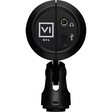 SHURE MV6 USB Type-C 有線 ゲーミングマイク Black MV6 - USBゲーミングマイクロホン - Shure 日本