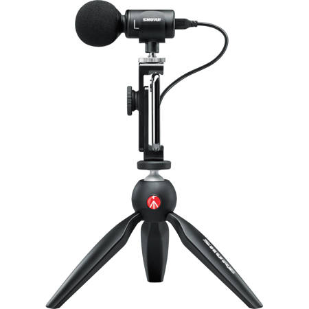 Shure MV88+ Video Kit with Digital Stereo Microphone for iOS and Android Smartphones