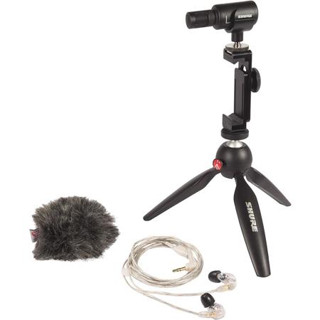 Shure Videography Kit, Silver/Clear